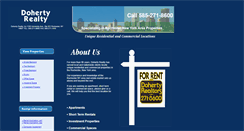 Desktop Screenshot of dohertyrealty.com